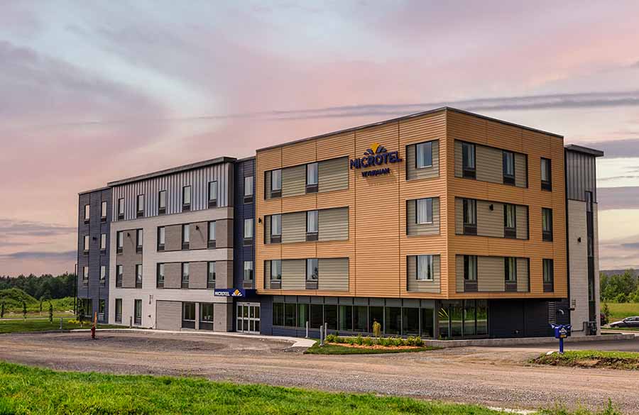Photo of recently opened Microtel Lachute
